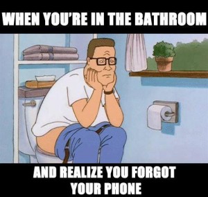 Bathroom - Forgot Your Phone