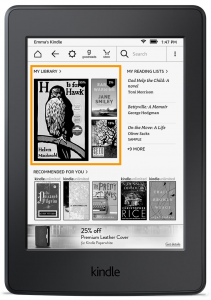 Amazon Kindle New Home Screen
