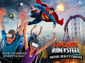 Superman Virtual Reality Roller Coaster Ride