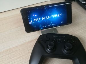 No Man's Sky on OnePlus 7 Pro (via GeForce Now)